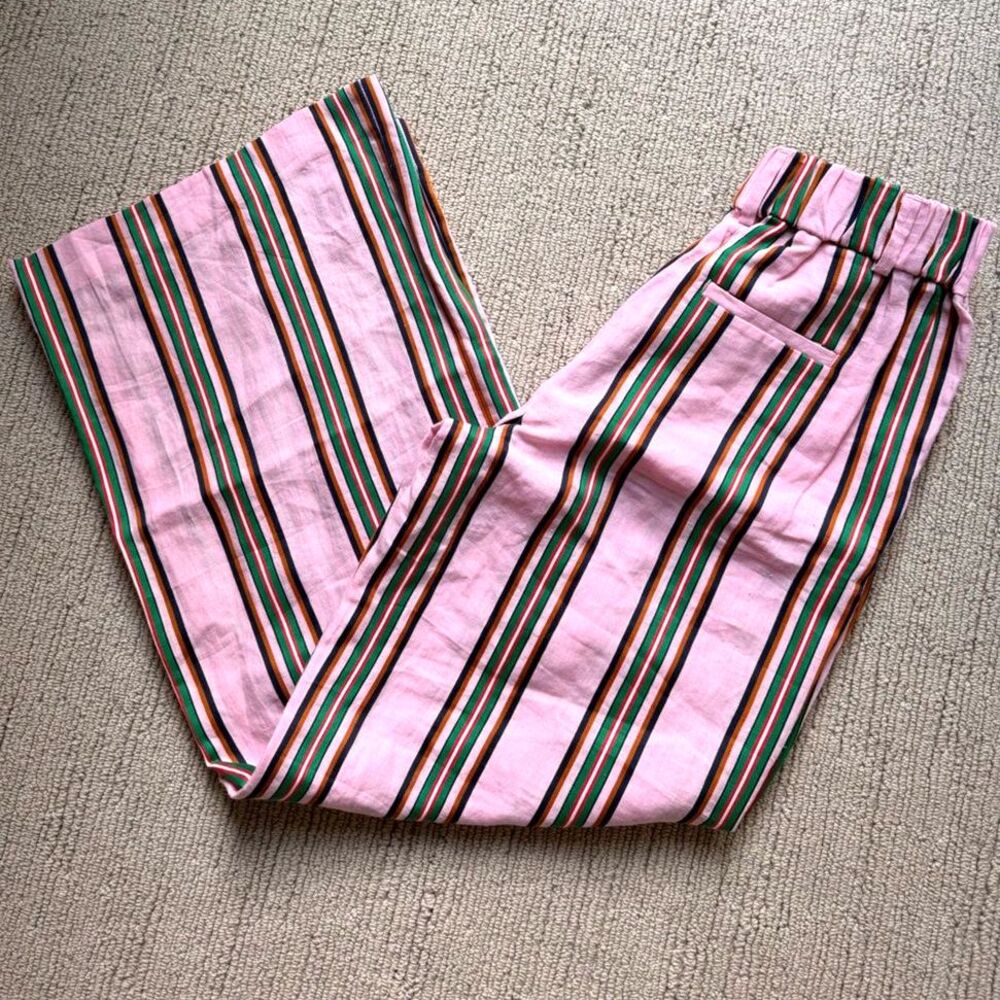 BODEN Darling Candy-Stripe Wide Leg Kennsington Trouser Pants Sz 4 NWT $220!! - Picture 7 of 8